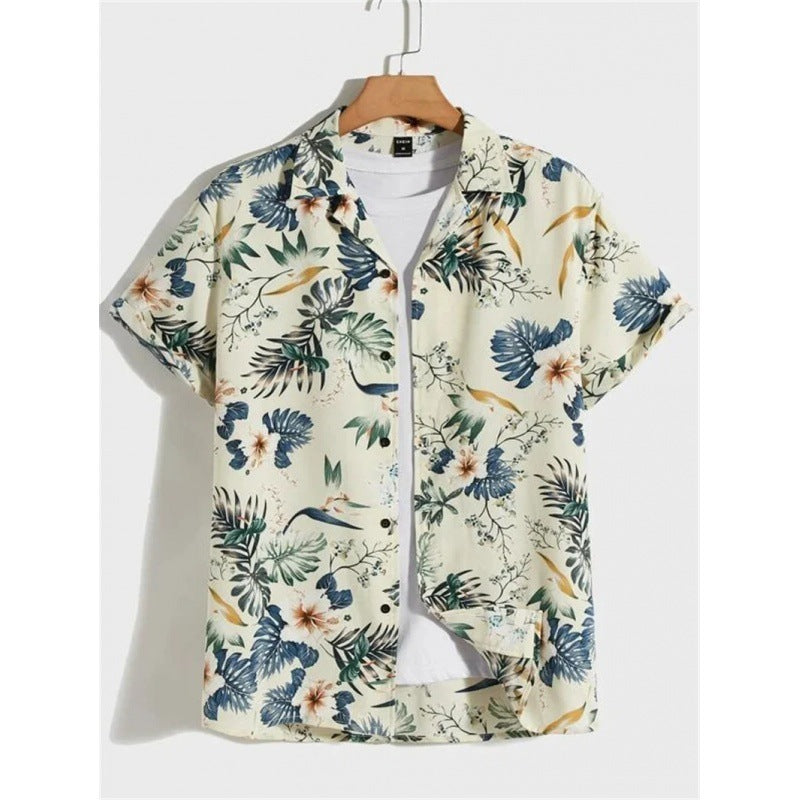 Hawaii Beach Shirt Short Sleeve