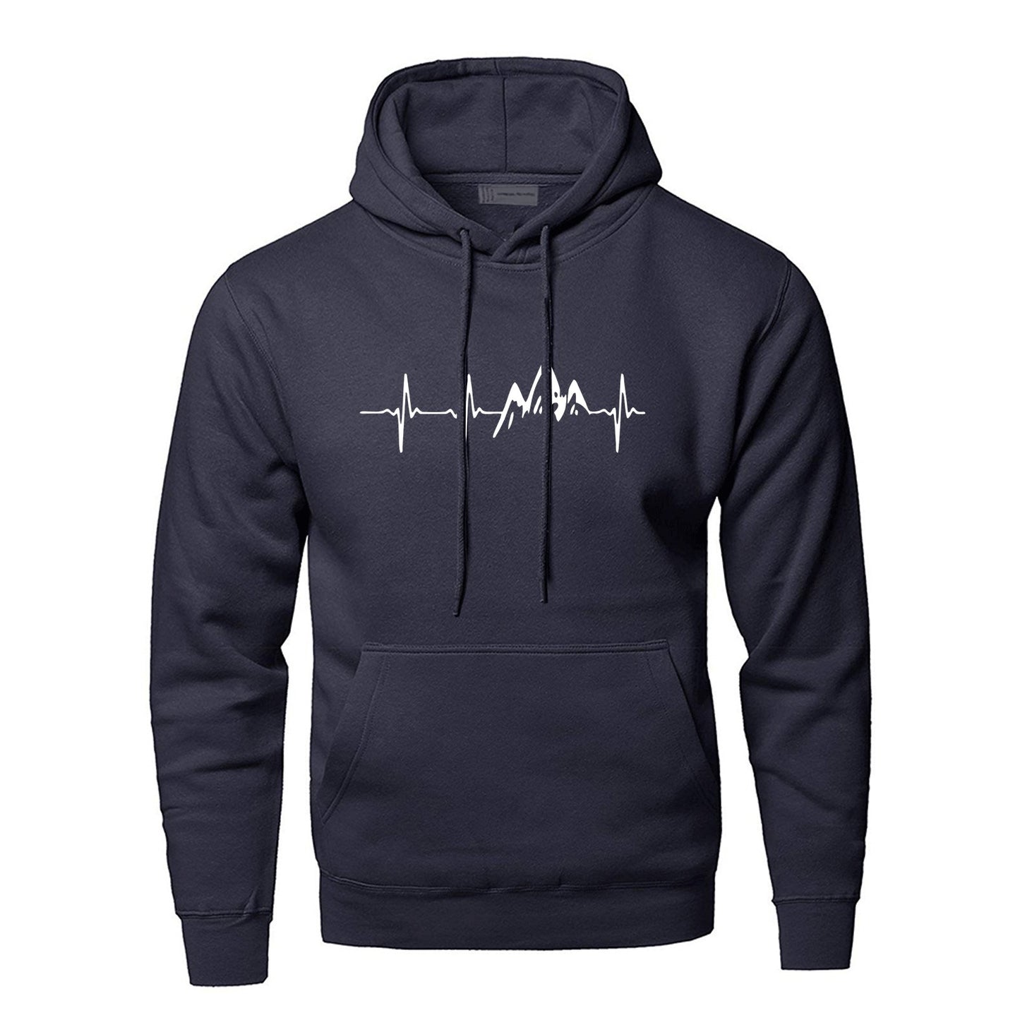 Beautiful Men's Polyester Fiber Compass Hoodie
