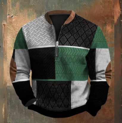 Men's Fashion Patchwork Sweatshirts
