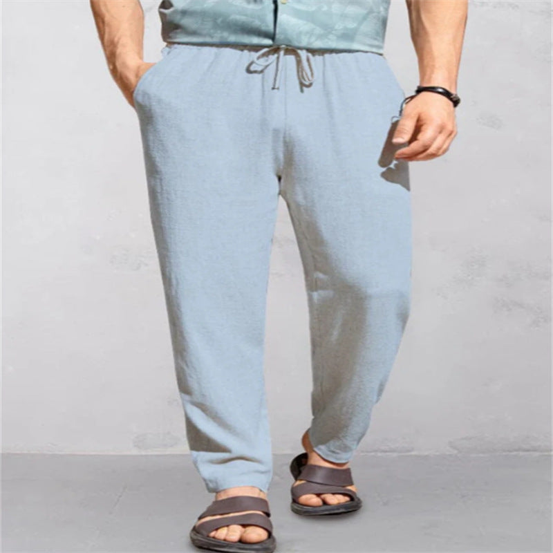 Men's Linen Breathable Outdoor Pants