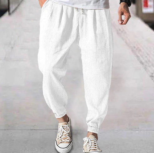 Fashion Loose Men's Ankle Banded Pants