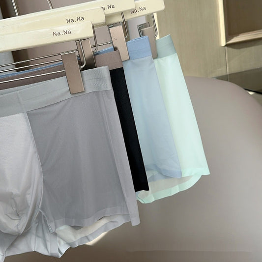 Honeycomb Crotch Antibacterial Seamless Boxers