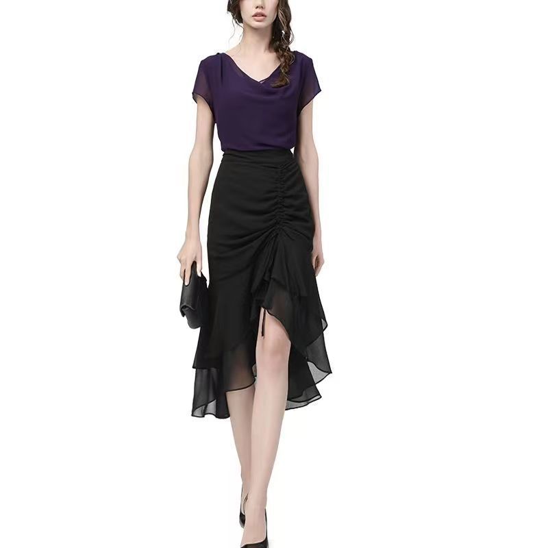 Beautiful Waist Slimming Fishtail Sheath Mid-length