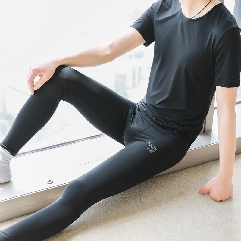 Men's Ice Silk Bottoming T-Shirt