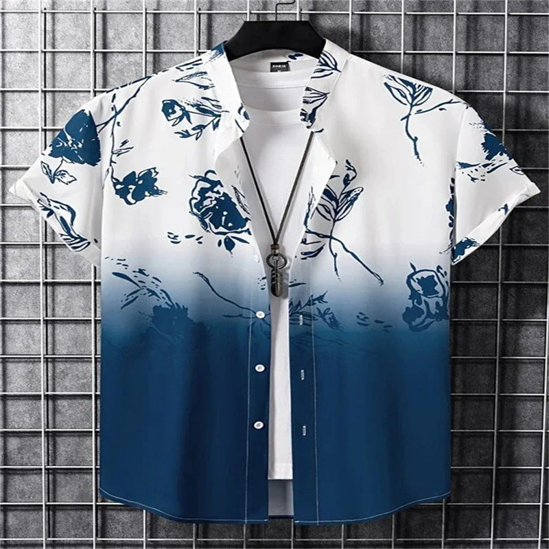 Hawaii Beach Shirt Short Sleeve