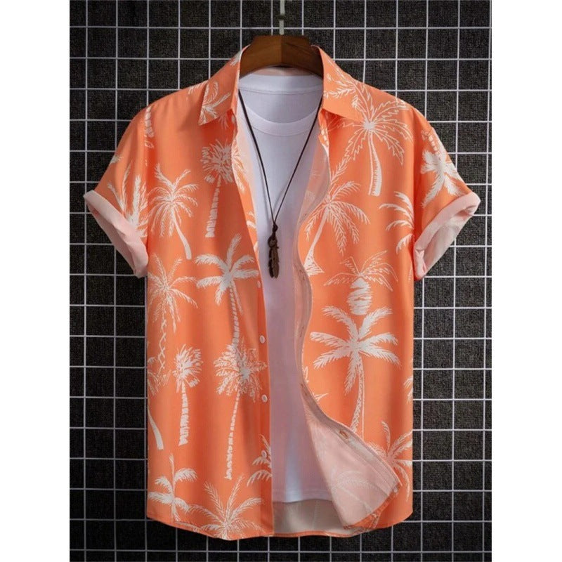 Hawaii Beach Shirt Short Sleeve