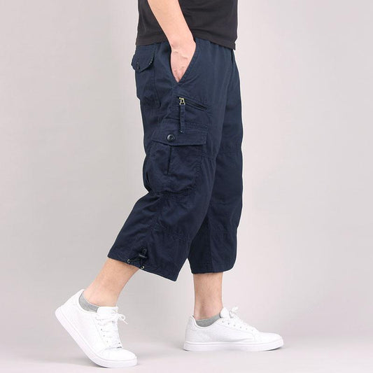 Cropped Trendy Men's Pants Loose