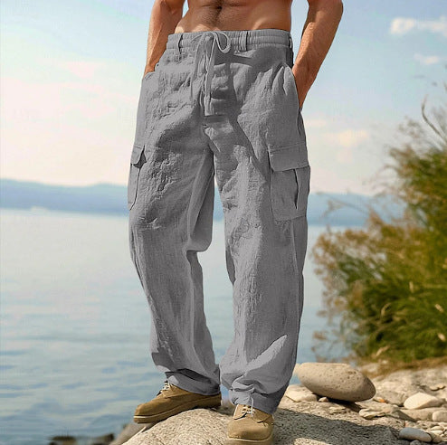Men's Thin Loose Casual Wide-leg Pants
