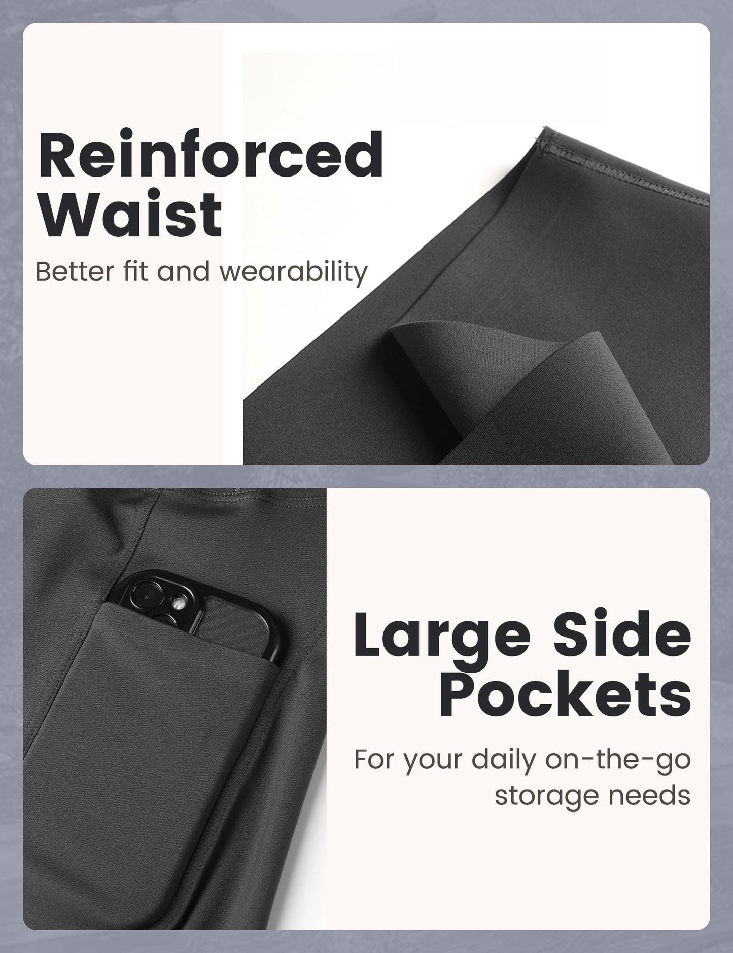 Diagonal Pockets To Tuck Sports Pants