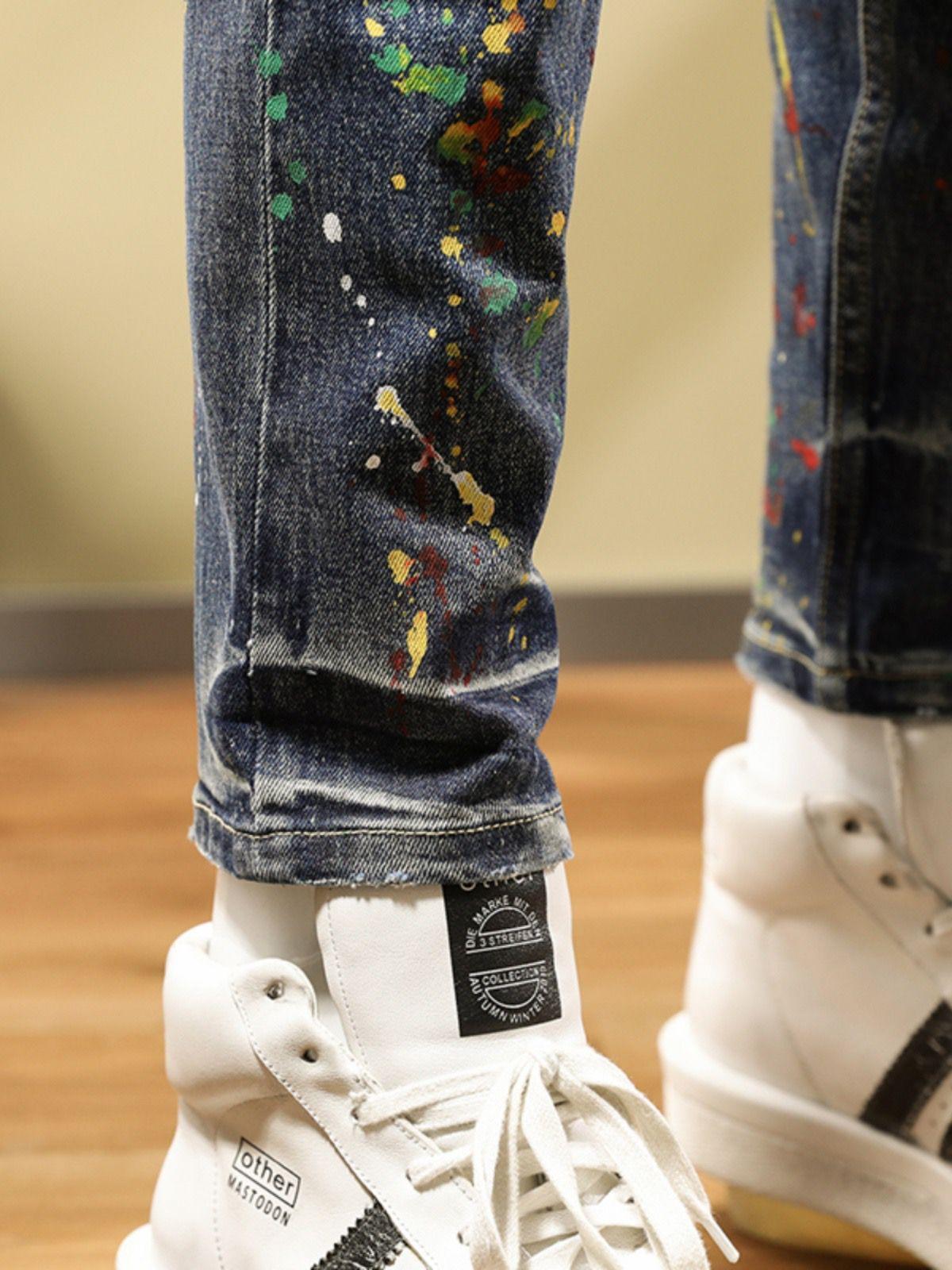 Fashion Jeans Men's Slim Fit Skinny