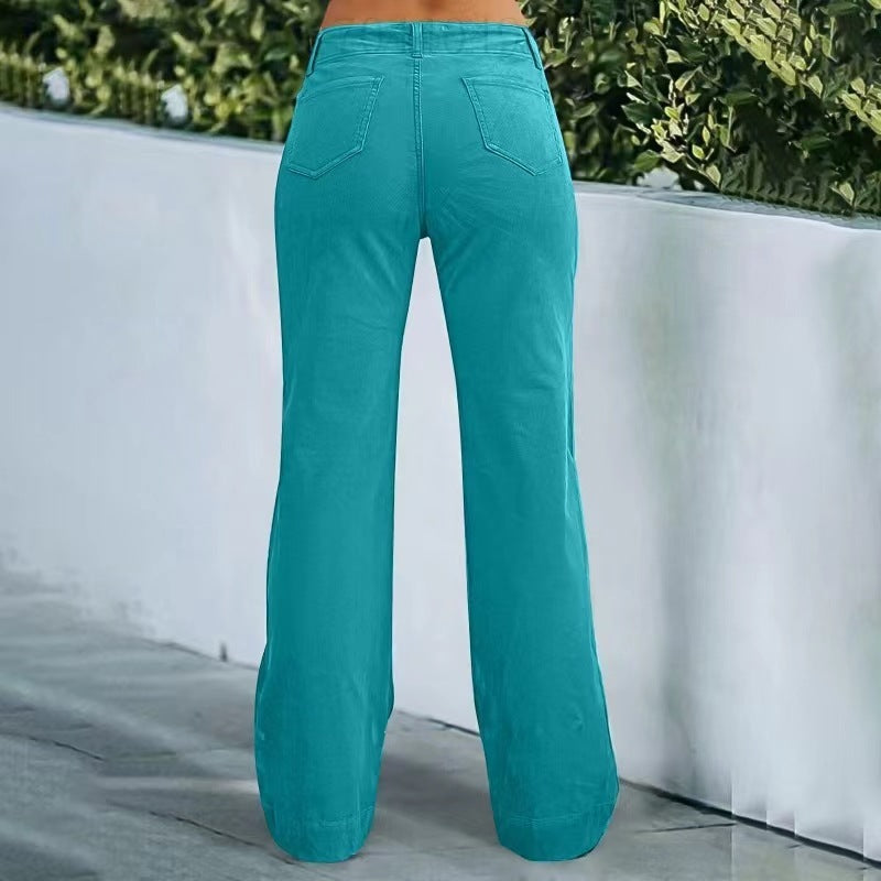 Lightweight Zipper Pocket Exercise Workout Pants