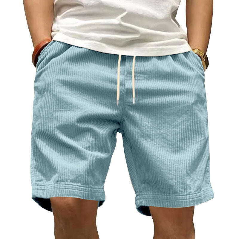 Men's All-matching Thin Corduroy Shorts