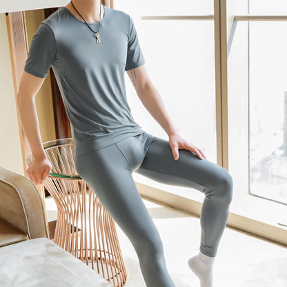 Men's Ice Silk Bottoming T-Shirt
