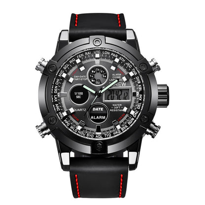 Men's Fashion Belt Multi-functional Watch