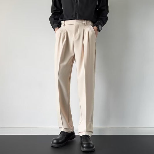 Nice Suit Pants Men's Straight Loose