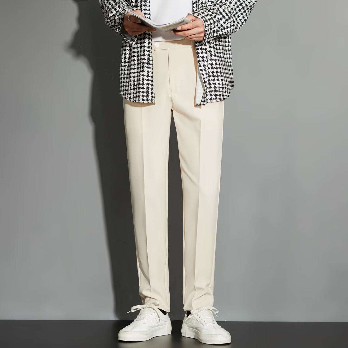 All-matching Ankle-length Suit Pants