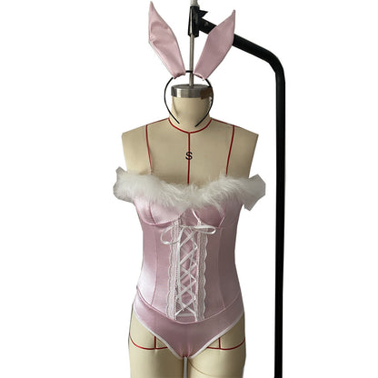 Ladie's Jumpsuit Rabbit Ears Wool Tops