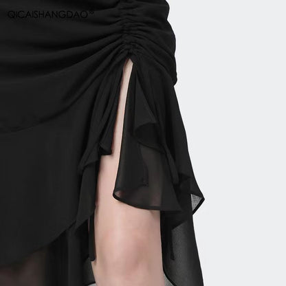 Beautiful Waist Slimming Fishtail Sheath Mid-length