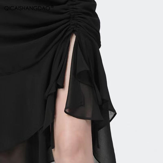 Beautiful Waist Slimming Fishtail Sheath Mid-length