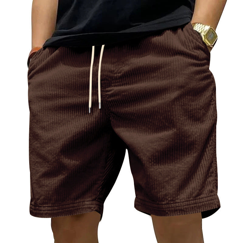 Men's All-matching Thin Corduroy Shorts