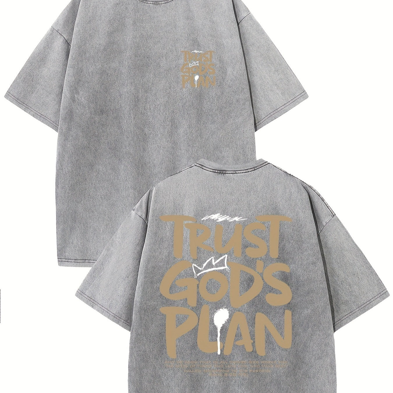 Men's High Quality Cotton Pattern T-shirt