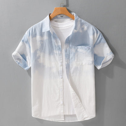 Menswear Trendy All-match Short-sleeved Shirt