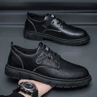 Small Leather Boots Shoes Men