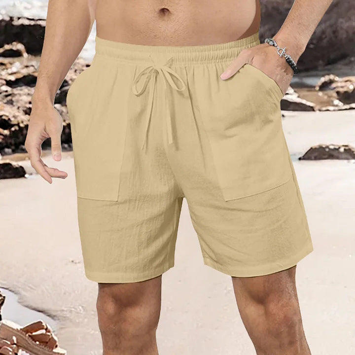 Men's Casual Cotton Linen Shorts