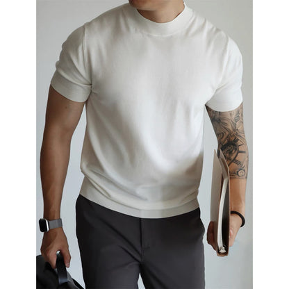 Knitwear Slim-fit Commute T-shirt