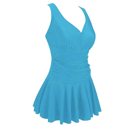 Women's Plus Size Cherry One-piece Swimsuit Dress