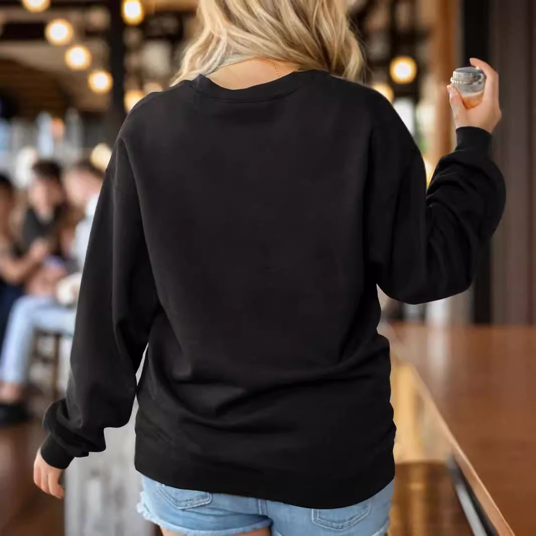 Ladie's Long Sleeve Crew Neck Sweatshirts