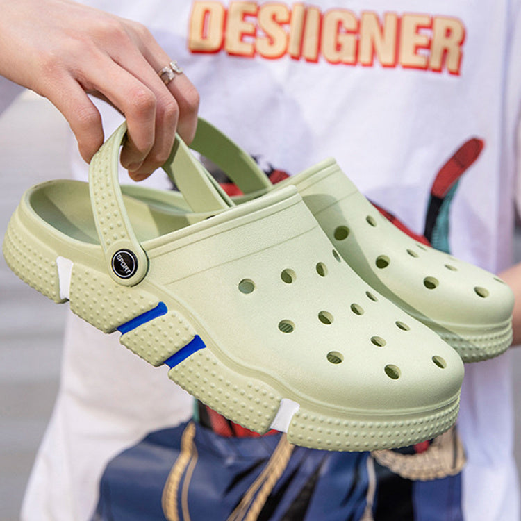Men Sandals Hole Shoes Beach Slippers