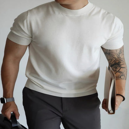 Knitwear Slim-fit Commute T-shirt