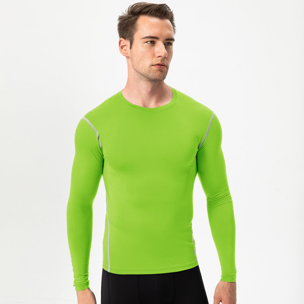Men's Tight Training Sports Long Sleeve T-shirt