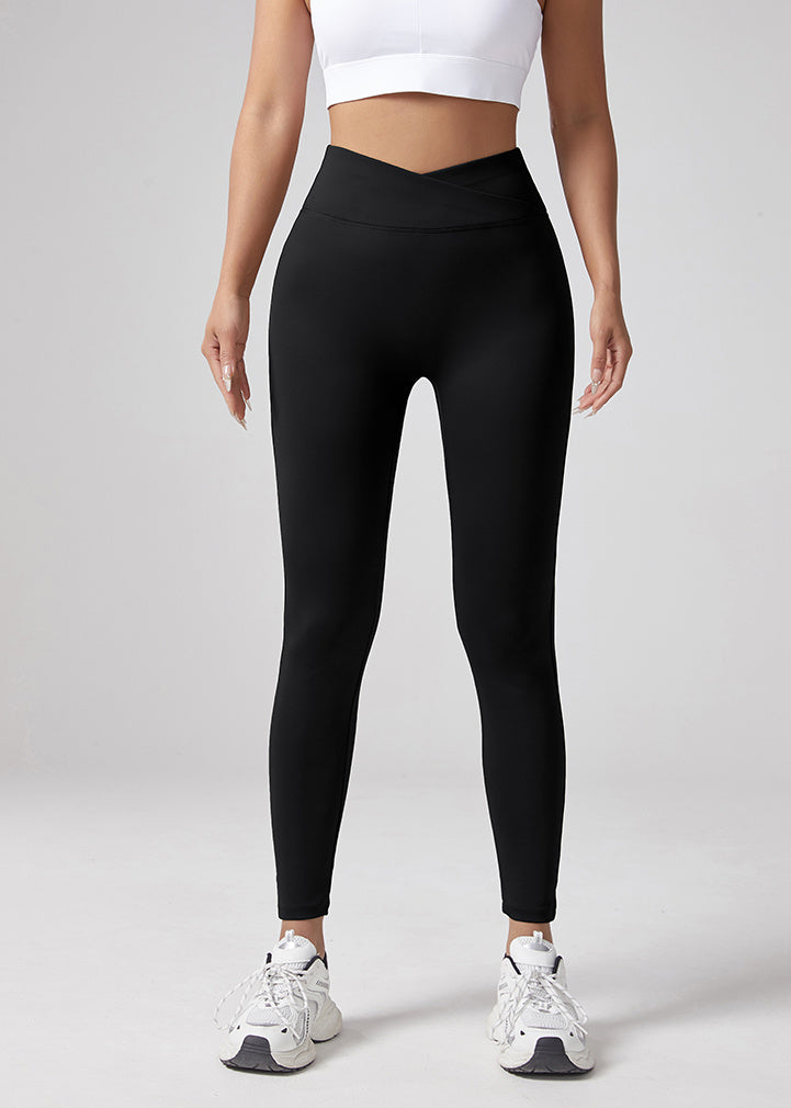 V-waist Fitness Elastic Tight Pants