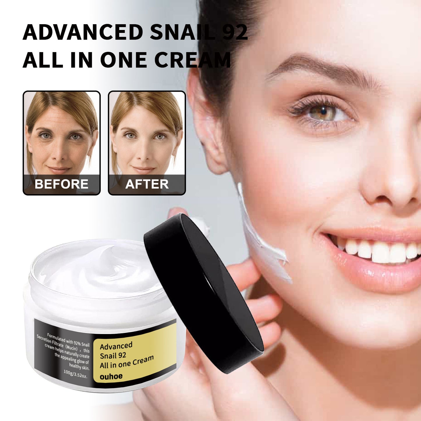 Snail Cream Fading Wrinkle Skin Anti-Aging