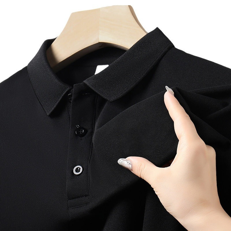 Men's Lapel Short Half Sleeve T-Shirt