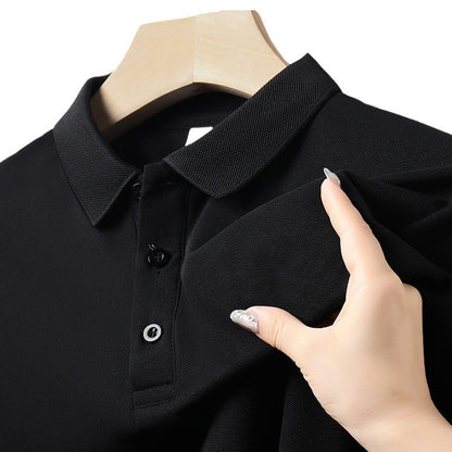 Men's Lapel Short Half Sleeve T-Shirt