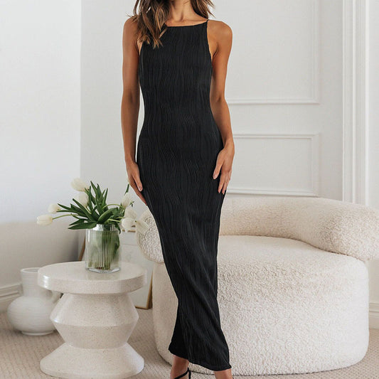 Fashionable And Sexy Long Slim Fit Dress