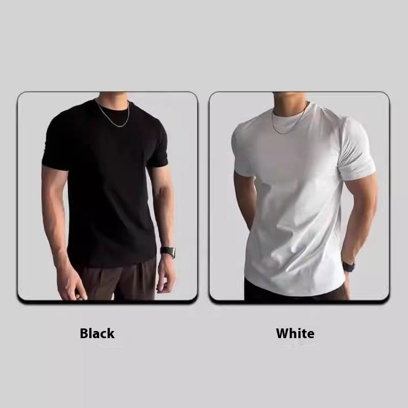 Nice Closed Short-sleeved T-shirt Men