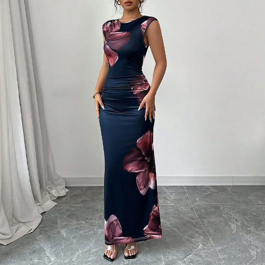 Slim Sleeveless One-step Skirt Dress