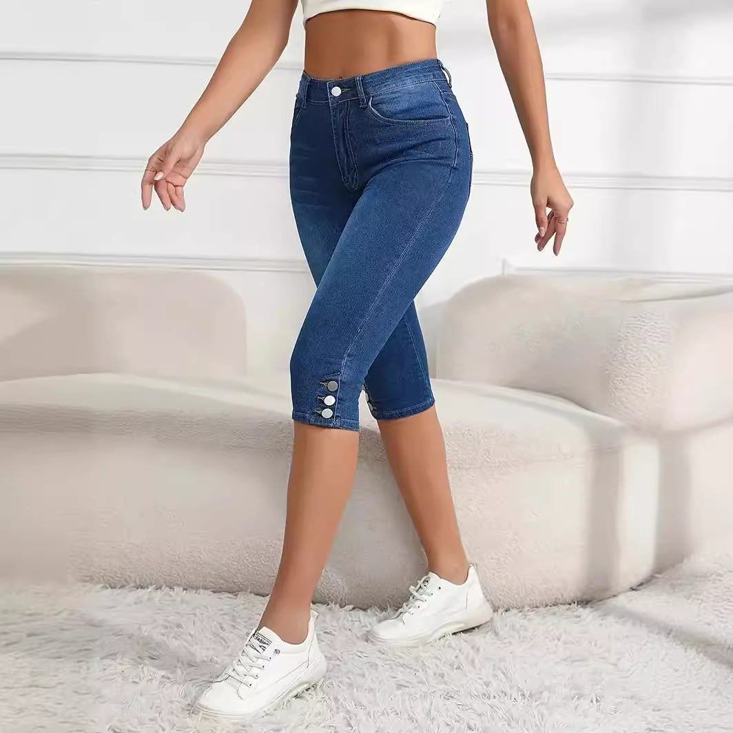 Women's Oversized Jeans Breasted