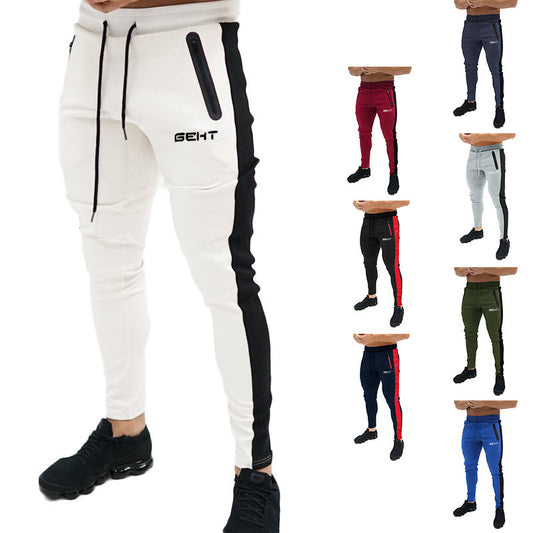 Men's Sports and leisure light board slim fitness pants