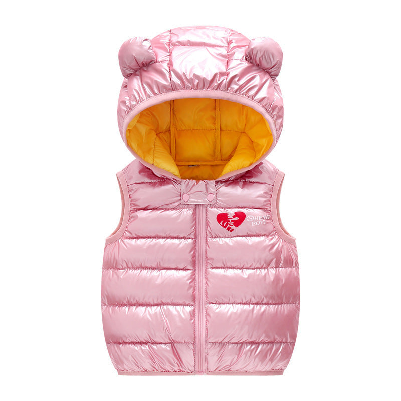 Boys Girls Sleeveless Waistcoat Outerwear Vests