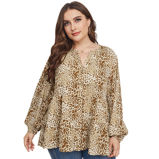 Original Plus Size Top Long Sleeve Shirt
