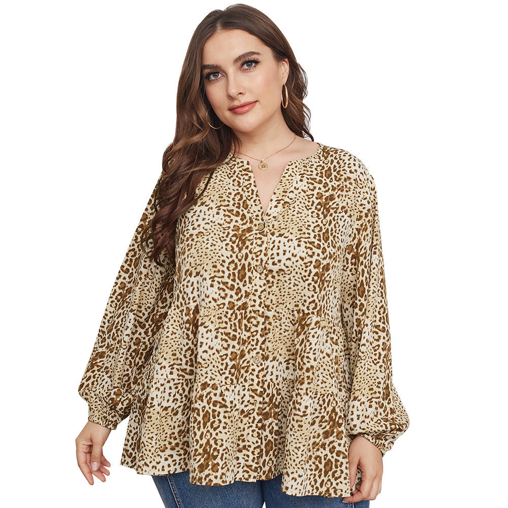 Original Plus Size Top Long Sleeve Shirt