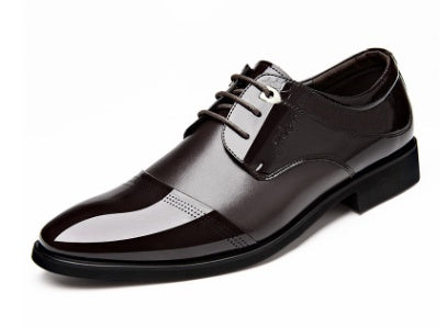 Men Dress shoes fashion lace