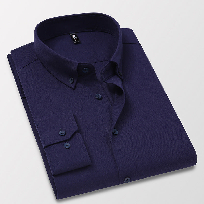 Men's slim-fit lapel shirt