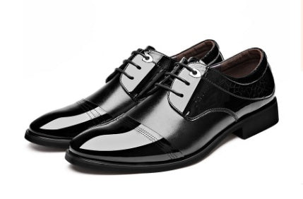 Men Dress shoes fashion lace