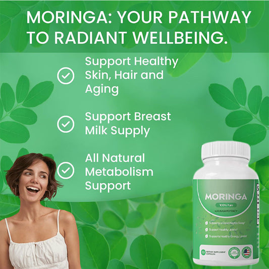 Moringa Leaf Energy, Metabolism & Immune help